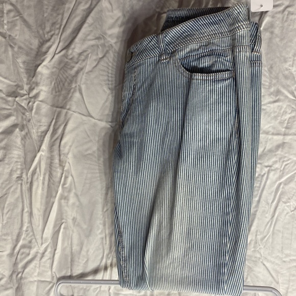 Ladies jeans size 11 striped Mossimo supply company - Picture 3 of 6